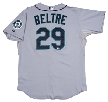 2008 Adrian Beltre Game Used Seattle Mariners Road Jersey (MLB Authenticated & MEARS A10)